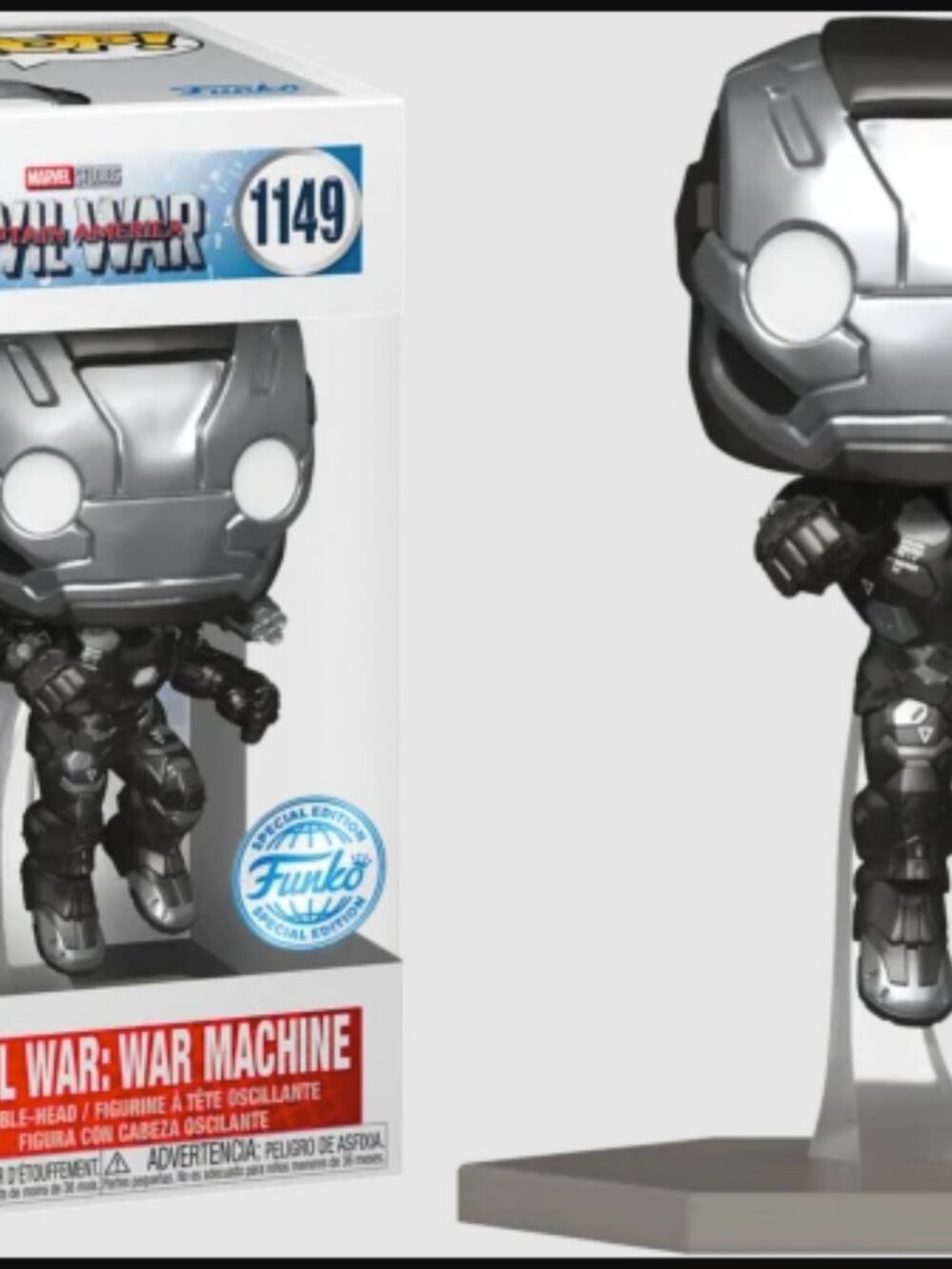 Funko Pop War Machine Build A Scene #1149 Marvel Civil War New in Box NIB